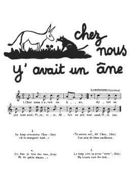 Chez nous y'avait un âne
